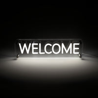 Welcome LED Neon Box Bordlampe-Lightish-OutletLamper.dk