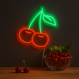 Lightish Cherry Neon Vägglampa