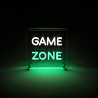 Game Zone LED Neon Box Bordlampe-Lightish-OutletLamper.dk