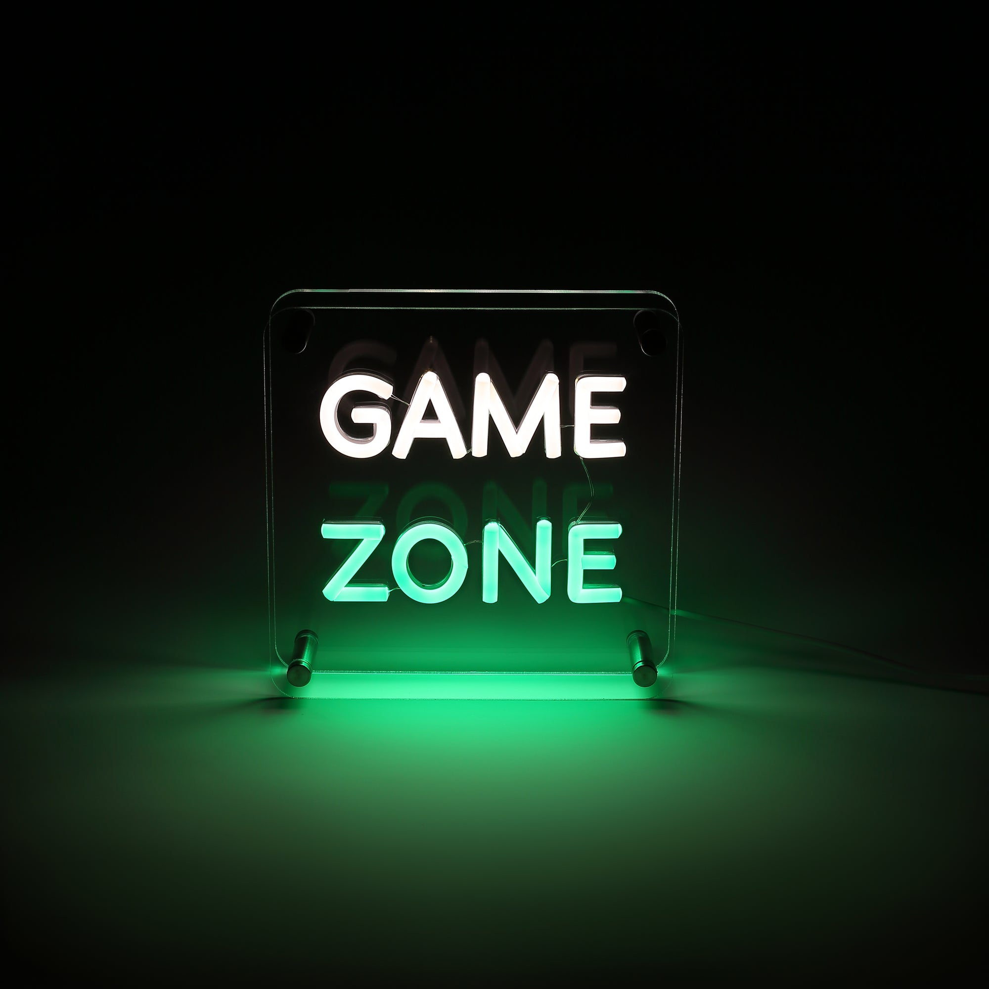 Game Zone LED Neon Box Bordlampe-Lightish-OutletLamper.dk