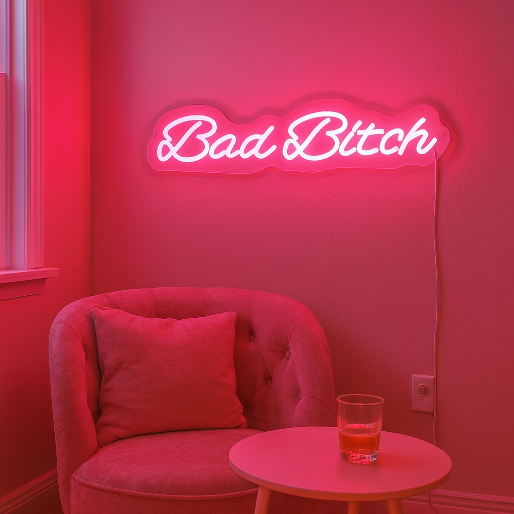 Lightish Bad Bitch Neon Vägglampa