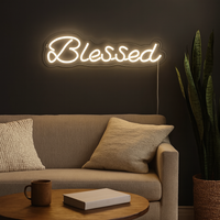 Lightish Blessed neon vägglampa