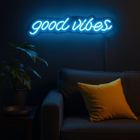Lightish Good Vibes Neon vägglampa