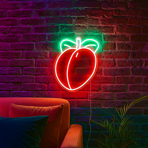 Lightish Apple Neon vägglampa