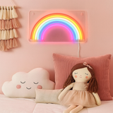 Lightish Rainbow Neon Vägglampa