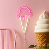 Lightish Ice Cream neon vägglampa
