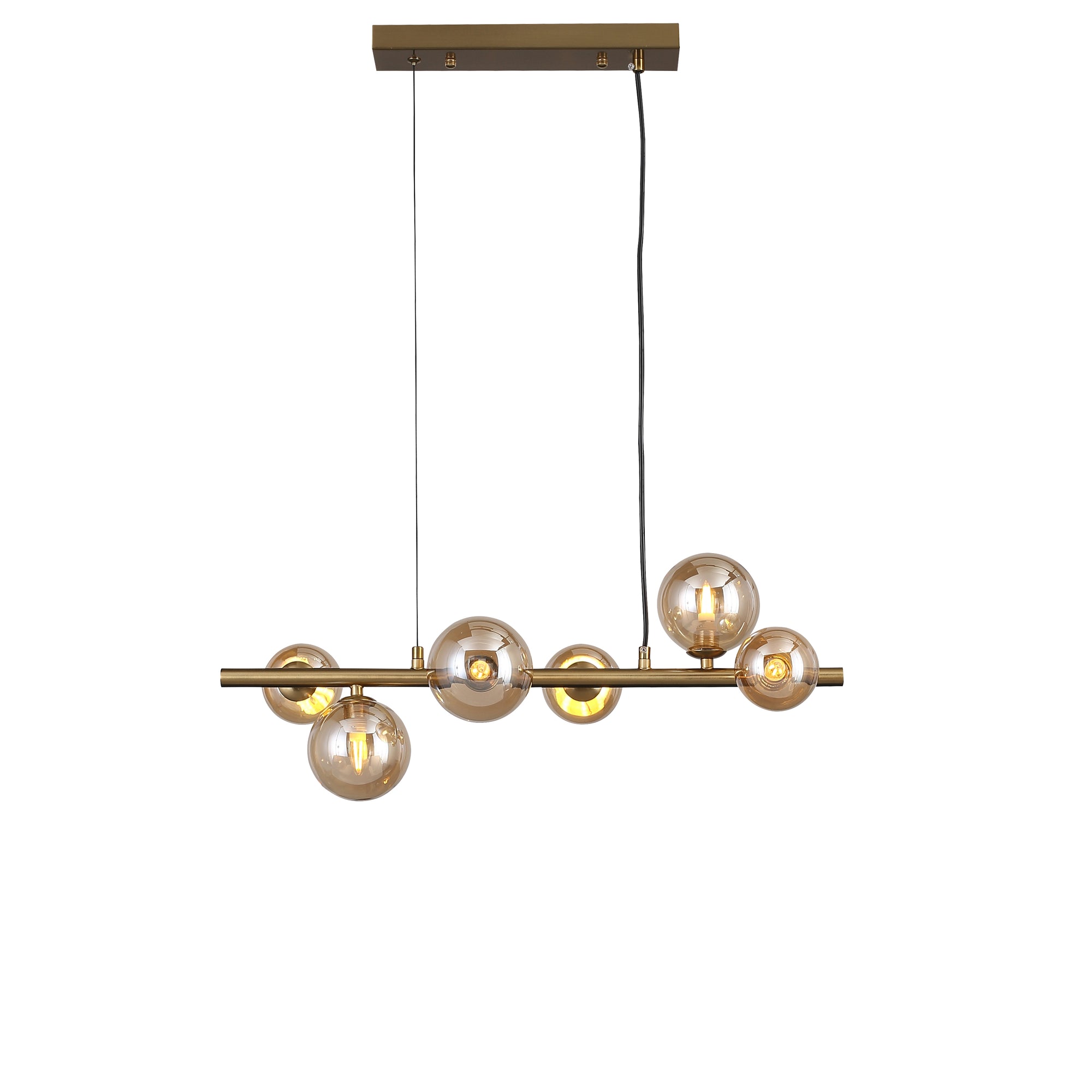 Valencia Langbordspendel 63cm Messing/Amber-Nordic Seasons-OutletLamper.dk