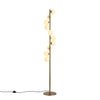 Trento Gulvlampe Messing/Opal