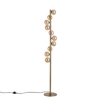 Trento Gulvlampe Messing/Amber-Nordic Seasons-OutletLamper.dk