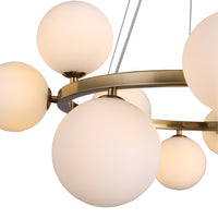 Valencia Lysekrone Messing/Opal-Nordic Seasons-OutletLamper.dk