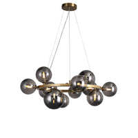 Valencia Lysekrone Messing/Smoke-Nordic Seasons-OutletLamper.dk