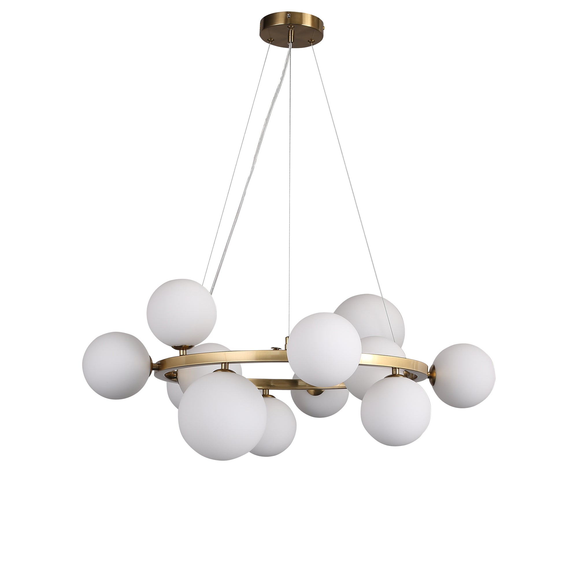 Valencia Lysekrone Messing/Opal-Nordic Seasons-OutletLamper.dk