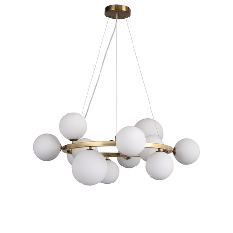 Valencia Lysekrone Messing/Opal