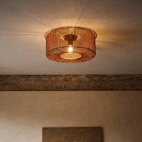 Braided Loftlampe Ø46 Earth Red