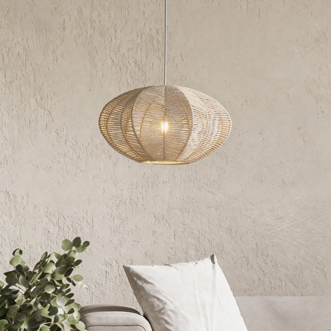 Tiva Braided Pendel Ø45 Raw White