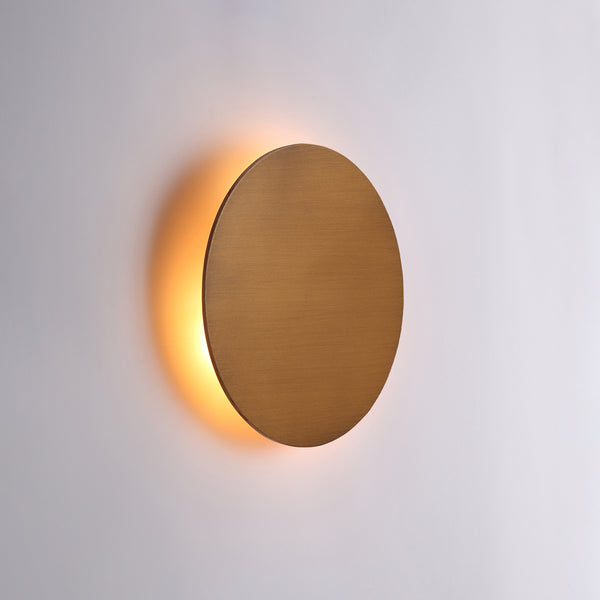 Luna Vägglampa Ø20 Mässing 