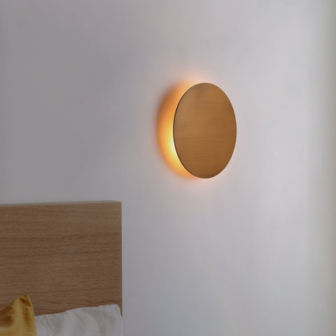 Luna Vägglampa Ø20 Mässing 