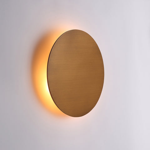 Luna Vägglampa Ø30 Mässing 