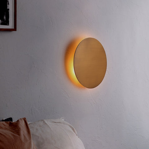 Luna Vägglampa Ø30 Mässing 