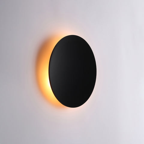 Luna Vägglampa Ø20 Svart 