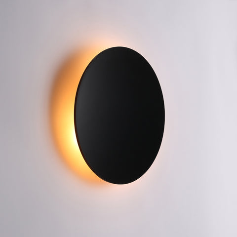 Luna Vägglampa Ø30 Svart 