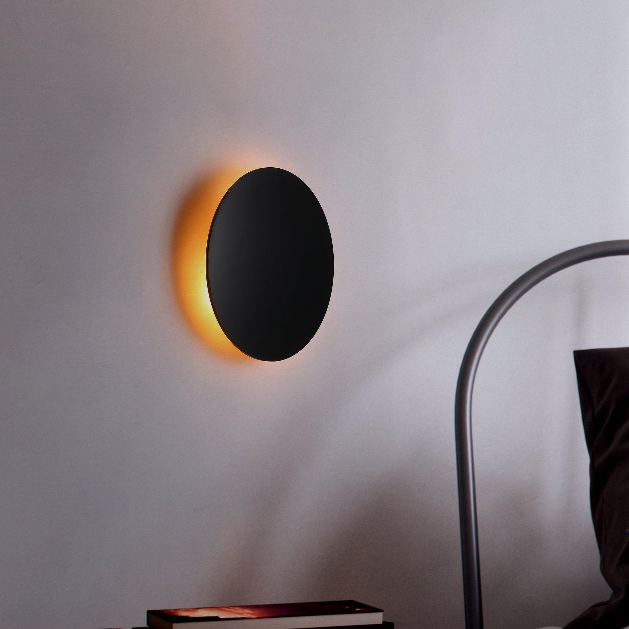 Luna Vägglampa Ø30 Svart 