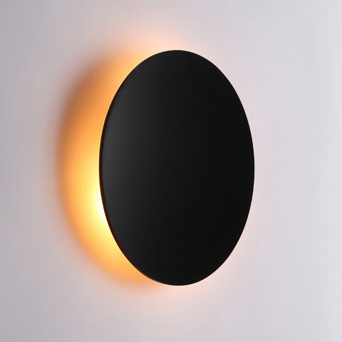 Luna Vägglampa Ø40 Svart 