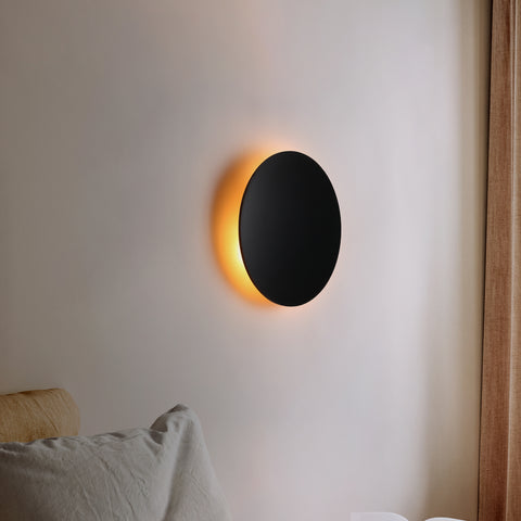 Luna Vägglampa Ø40 Svart 