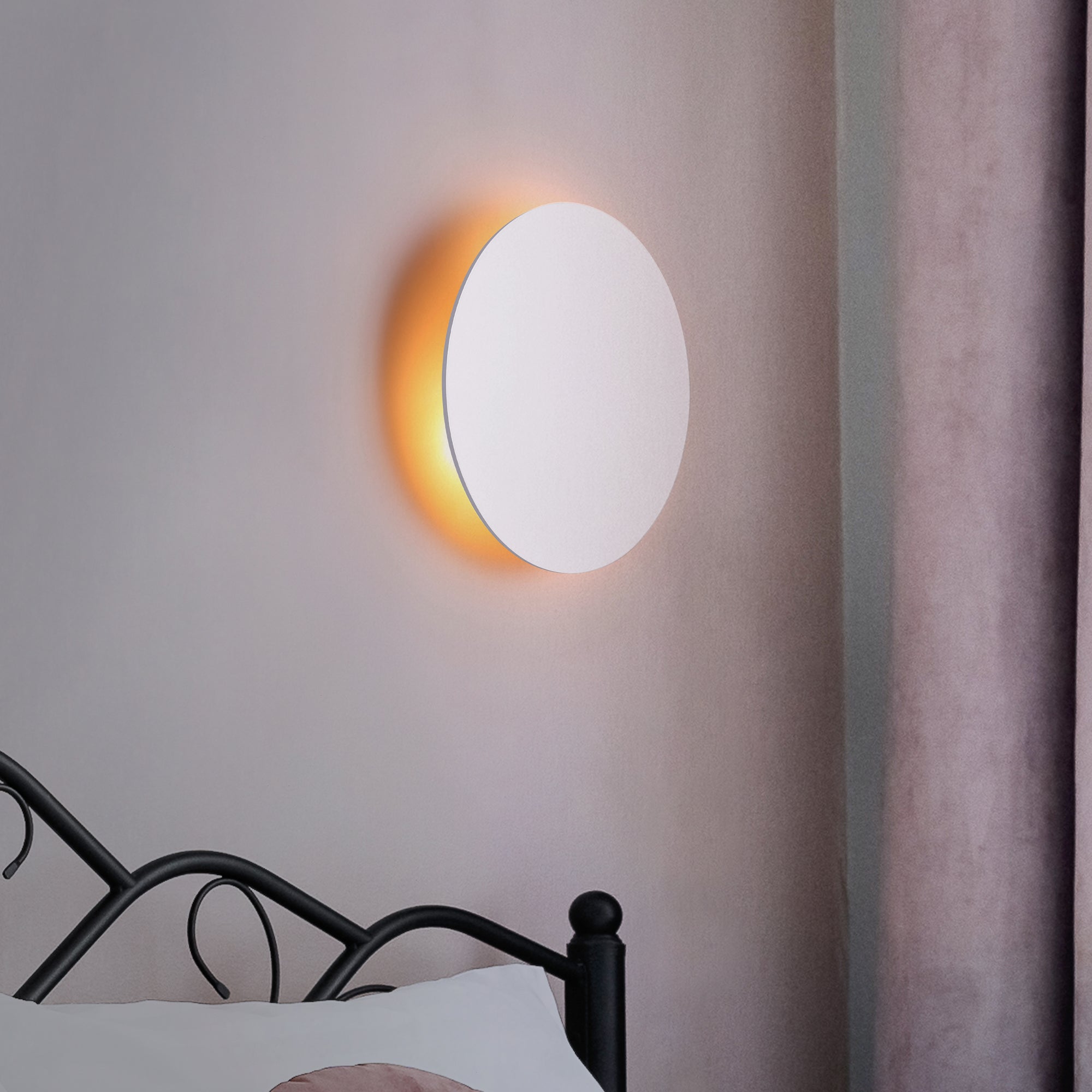 Luna Vägglampa Ø40 Vit 