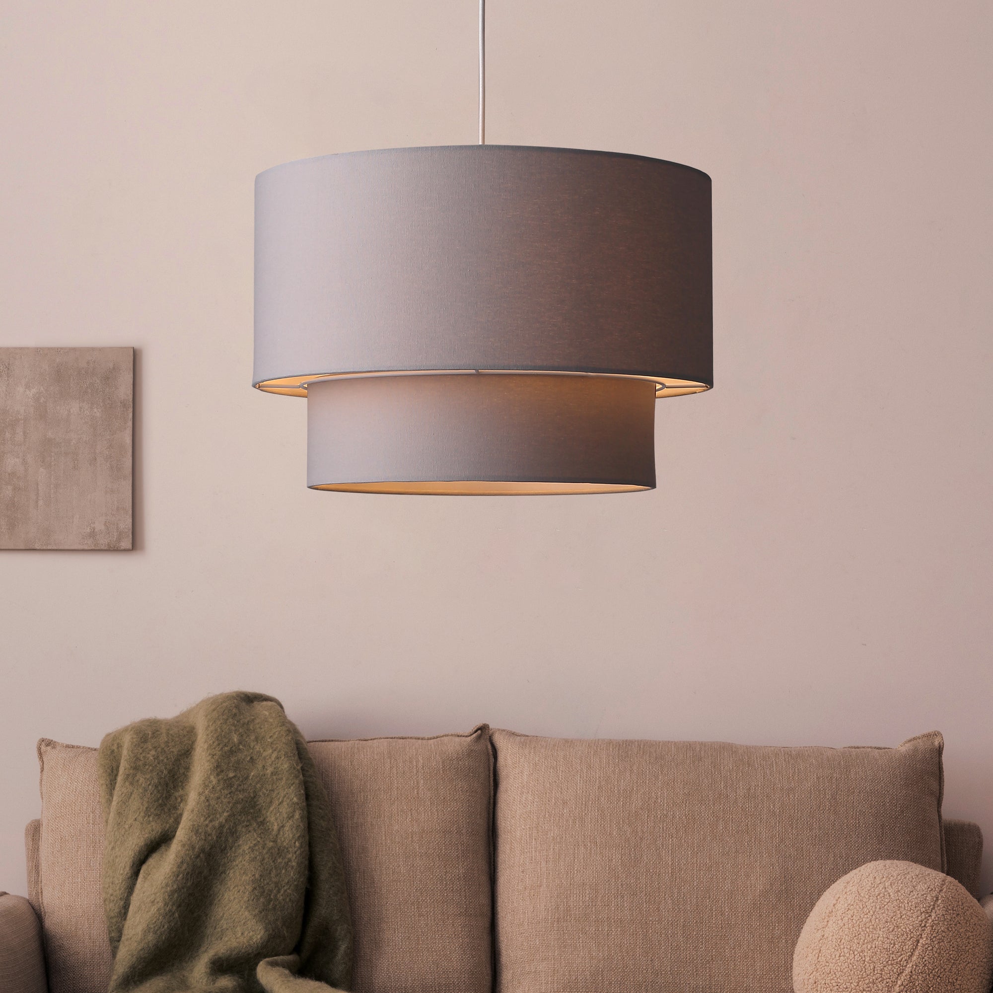 Twice Pendel Ø45 Grå-Nordic Seasons-OutletLamper.dk
