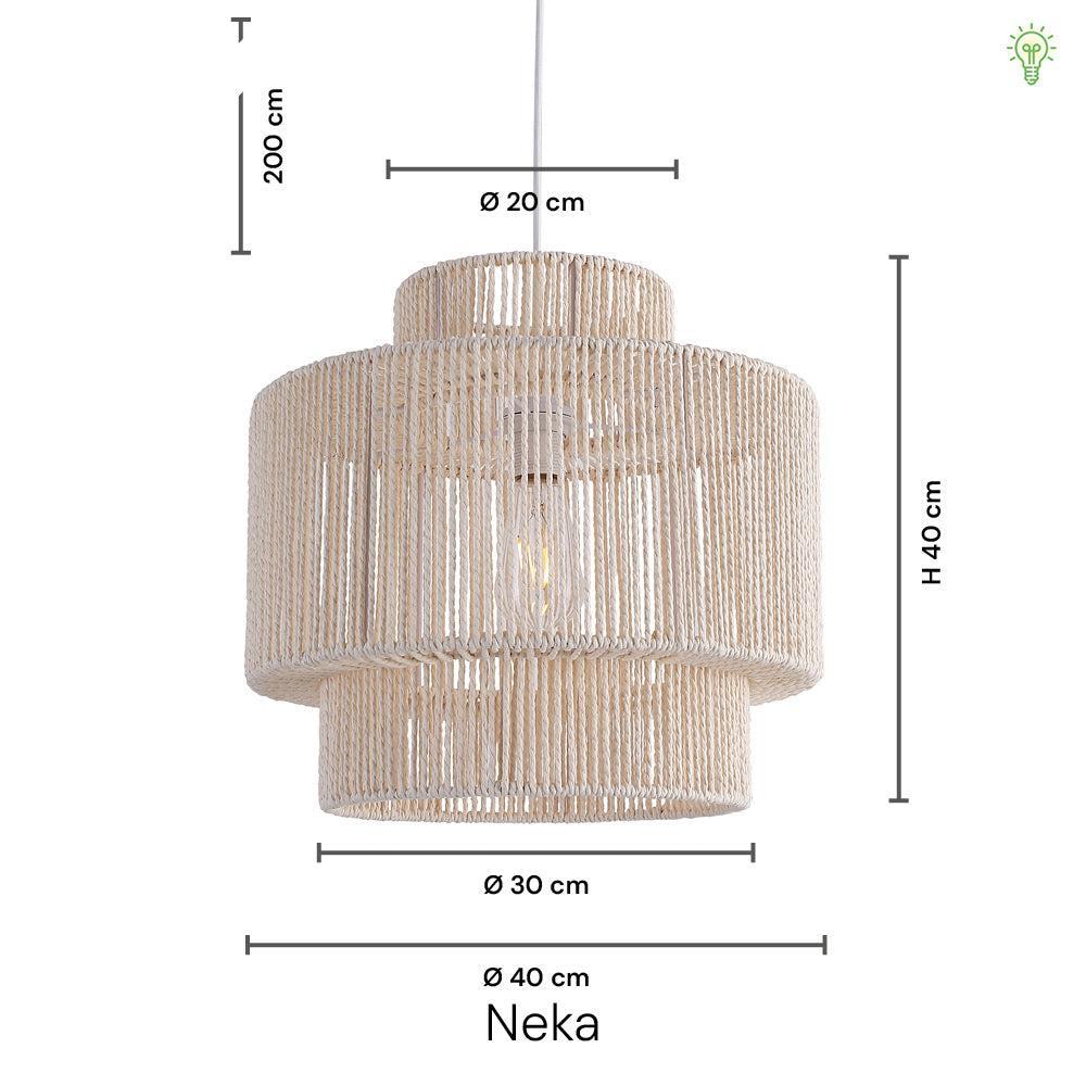 Neka Pendel Ø40 Raw White-Nordic Seasons-OutletLamper.dk