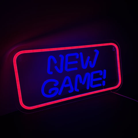 New Game Neon væglampe