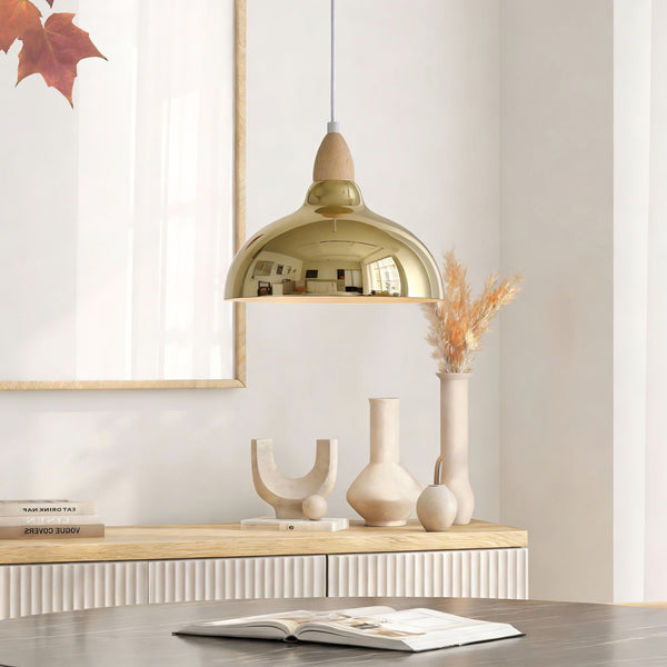 Oak Pendel Ø24 Klar Messing