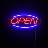 Lightish Open neon vägglampa
