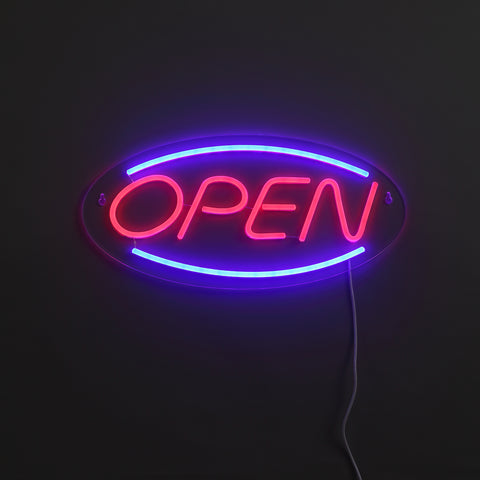 Lightish Open neon vägglampa