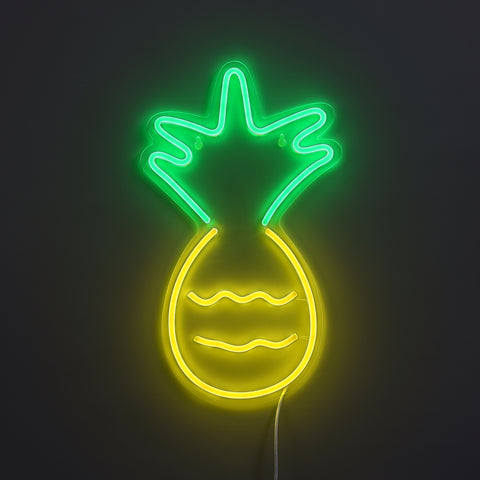 Lightish Pineapple neon vägglampa