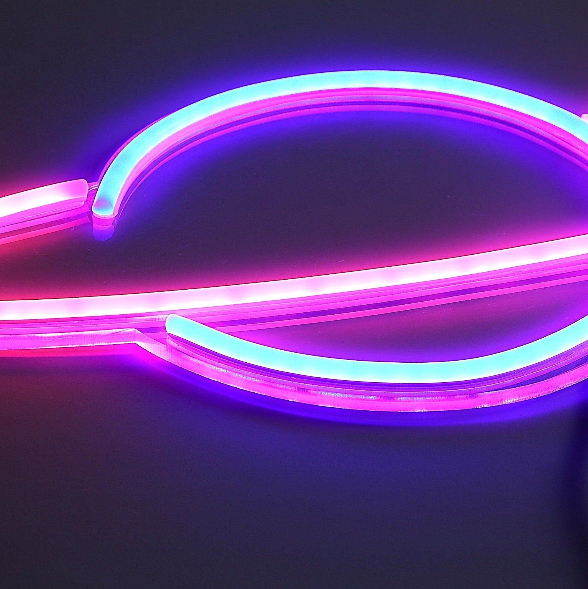 Lightish Saturn Vägglampa Neon Rosa/Blå