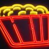Lightish popcorn neon vägglampa