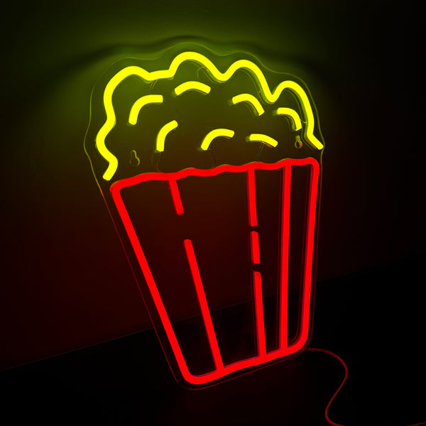 Popcorn Neon Væglampe