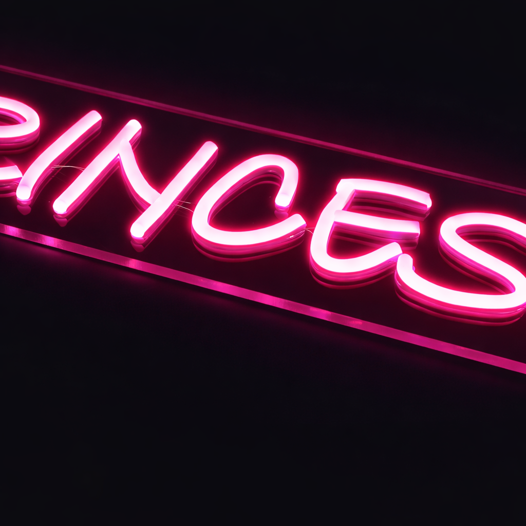 Princess Neon Væglampe