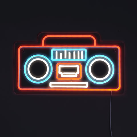 Radio Neon Væglampe