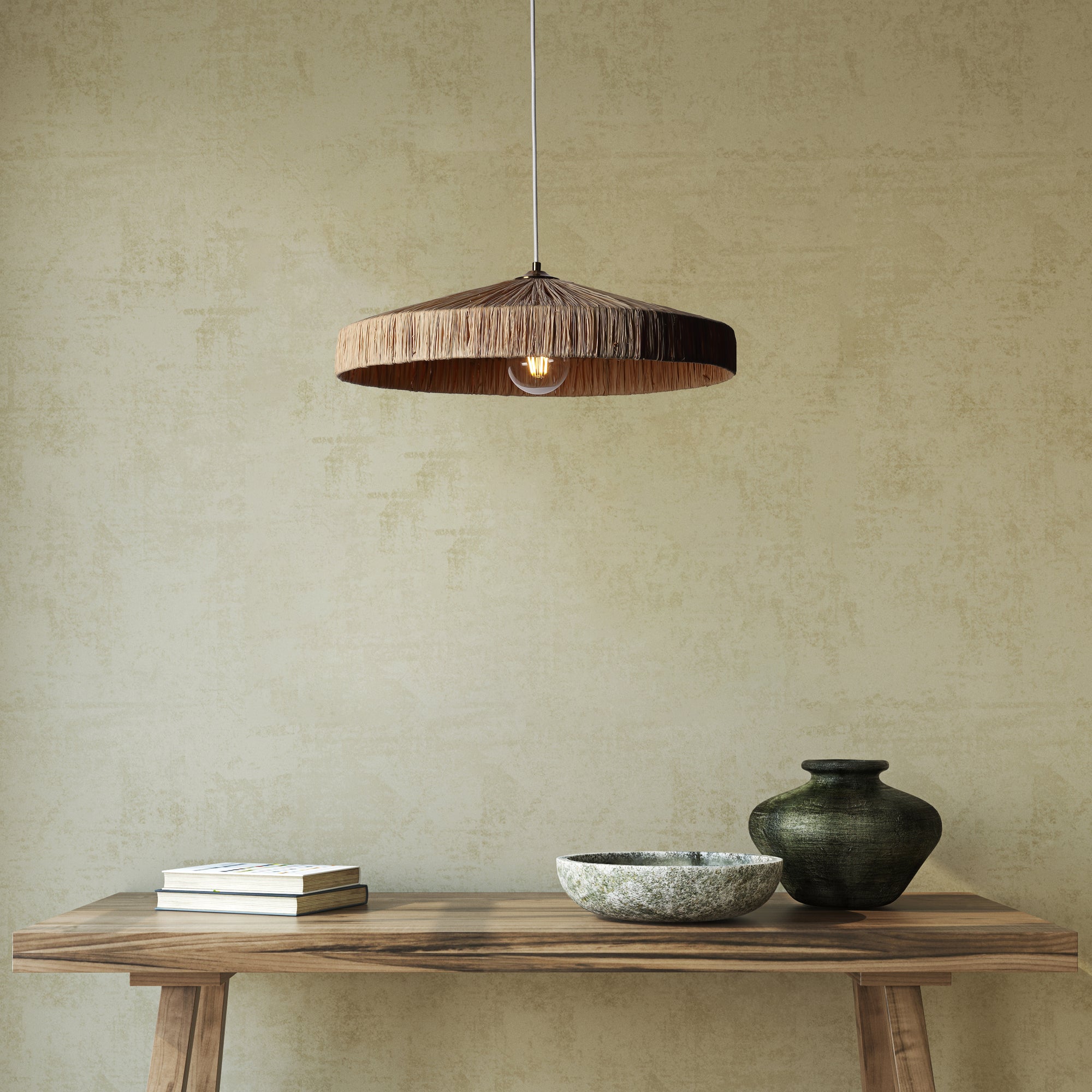 Casablanca Raffia Pendel Ø50-Nordic Seasons-OutletLamper.dk
