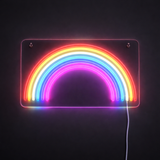 Lightish Rainbow Neon Vägglampa