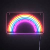 Lightish Rainbow Neon Vägglampa