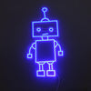 Robot Neon Væglampe Blå