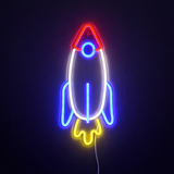 Lightish Rocket Neon Vägglampa