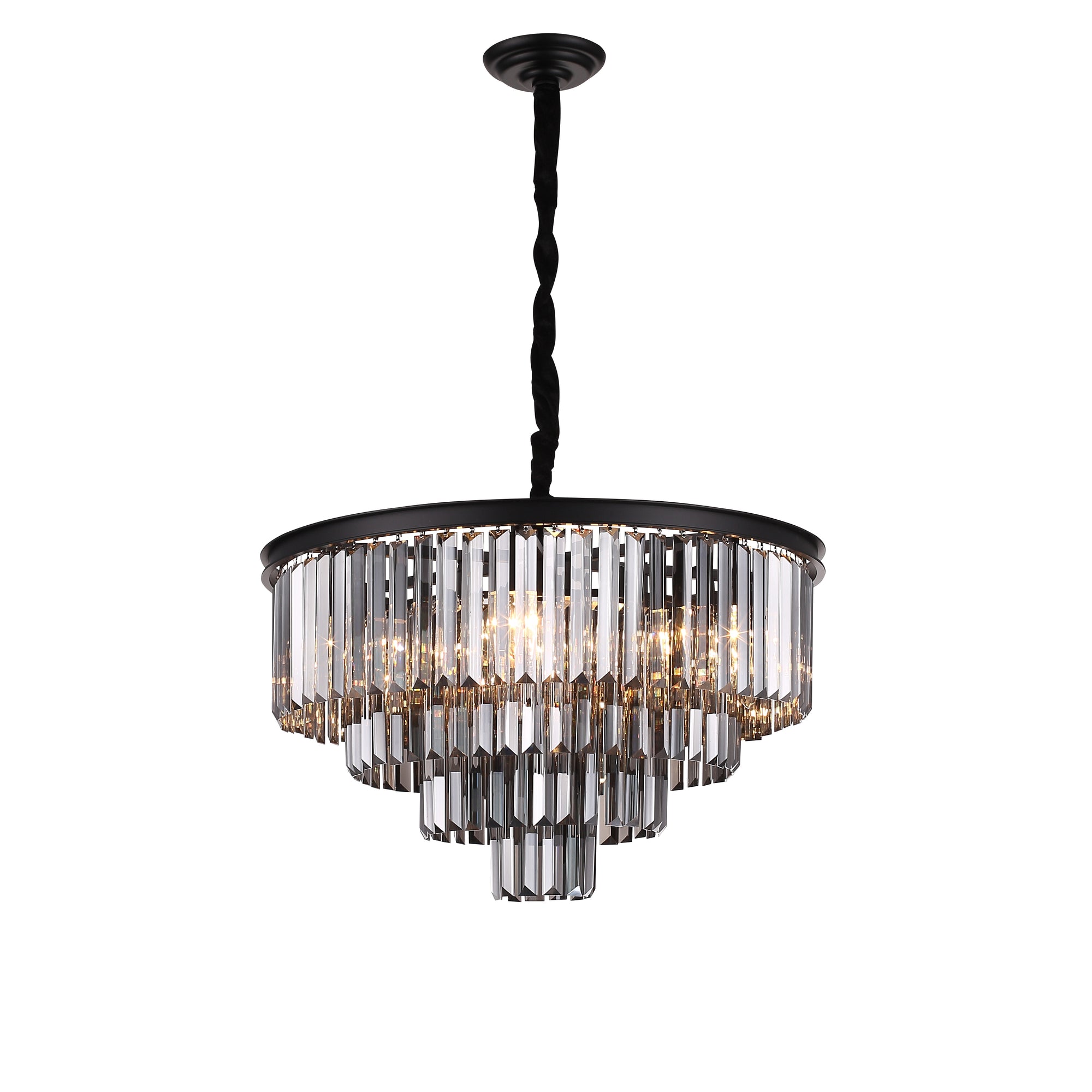 Santorini Lysekrone Ø40 Smoke-Nordic Seasons-OutletLamper.dk