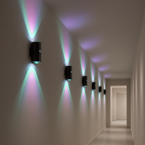 Daisy Trådløs Sensor Lampe Sort RGB