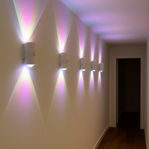 Daisy Trådløs Sensor Lampe Hvid RGB