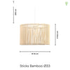 Sticks Bamboo Pendel Ø33